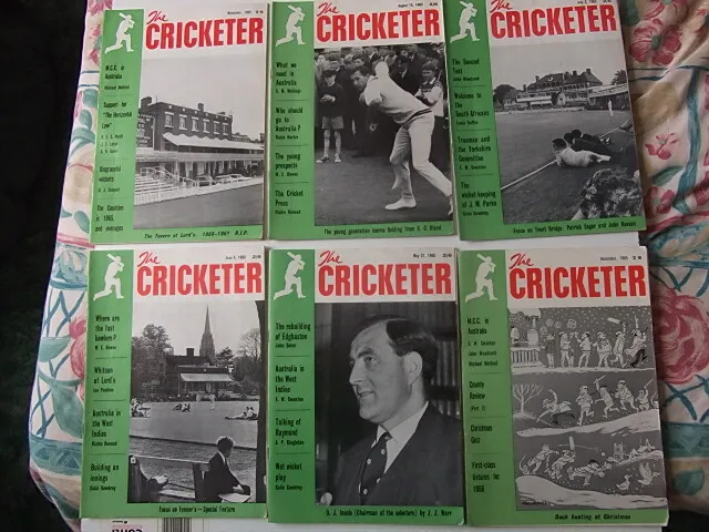 THE CRICKETER magazine 1965.(choose issue/s)