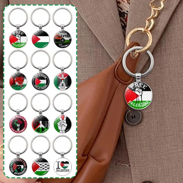 Palestinian Flag KeychainS Pendant Anti War Peace Protection for Children  Gaza