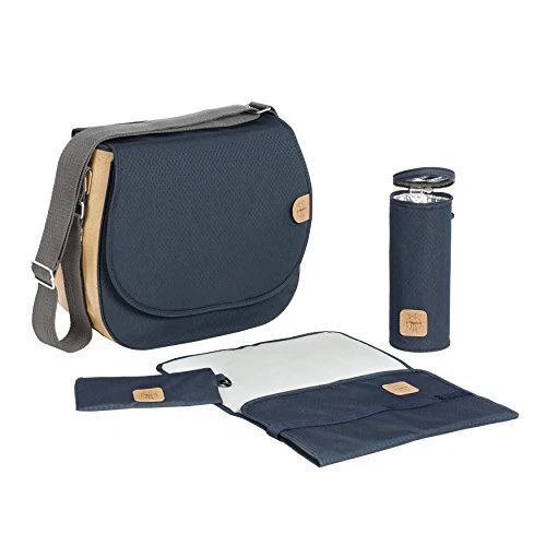 Lassig Womens Green Label Saddle Bag Spin Dye Blue Melange