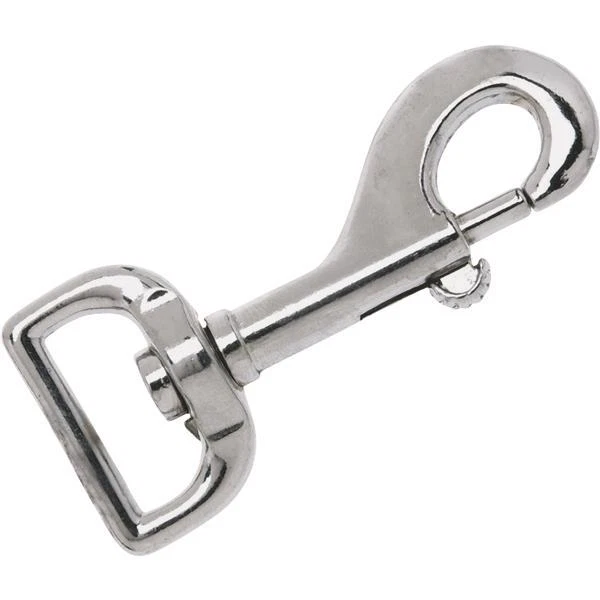 5-Die Cast 3-3/16" Long 3/8" Opening Swiveling Strap 1" Eye Bolt Snap T7610102