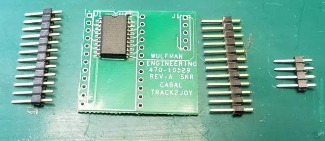 cabal track to joystick conversion board cabal track to joystick conversion board