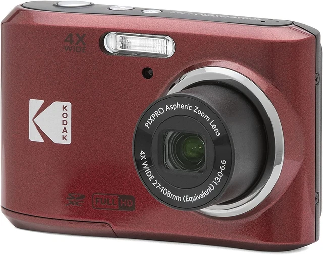 Kodak PIXPRO FZ45 16MP Digital Camera - Red