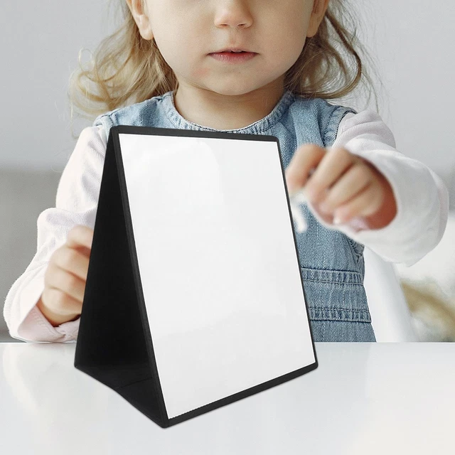 Doppelseitiges Mini-Desktop-Whiteboard Faltbares Desktop-Whiteboard für das