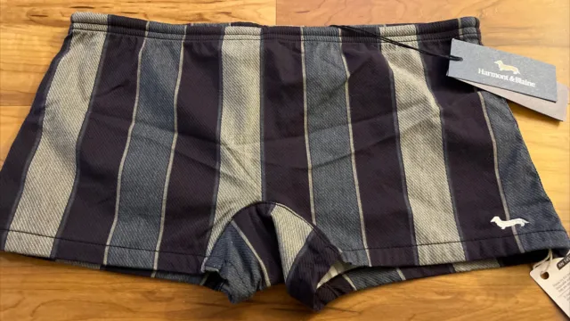 Harmont & Blaine Swimwear Striped Stretch Summer Beach Trunks Mens XL New