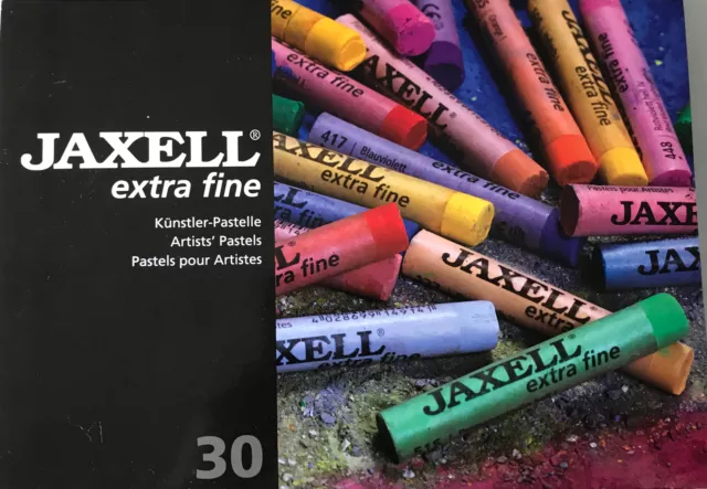 Nuevos juegos de pastel para artistas extra finos Jaxell, 30 pasteles