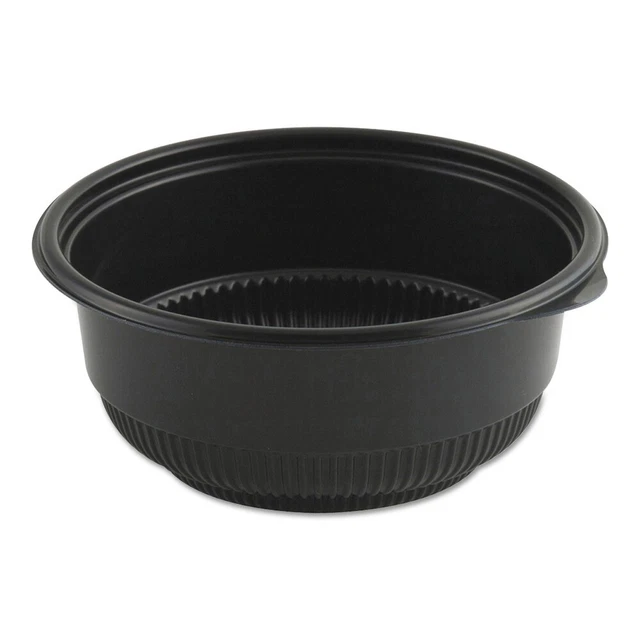 Anchor 4605821 20 oz. Plastic MicroRaves Incredi-Bowl Base - BLK(250/Carton) New