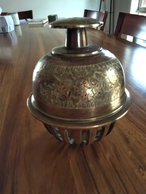 Antique Tibetan Indian Brass Claw Bell
