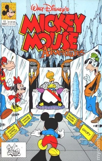Mickey Mouse Adventures #12 FN 1991 Stock Image