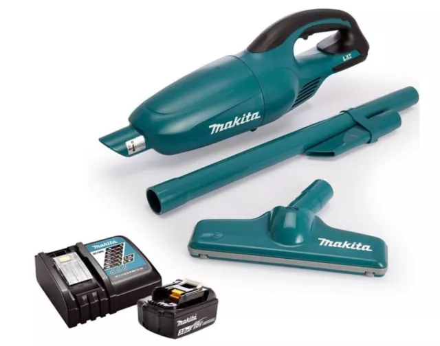 Makita DCL180Z Cordless 18V Li-ion Vacuum Cleaner + 1 x 3.0Ah Battery & Charger