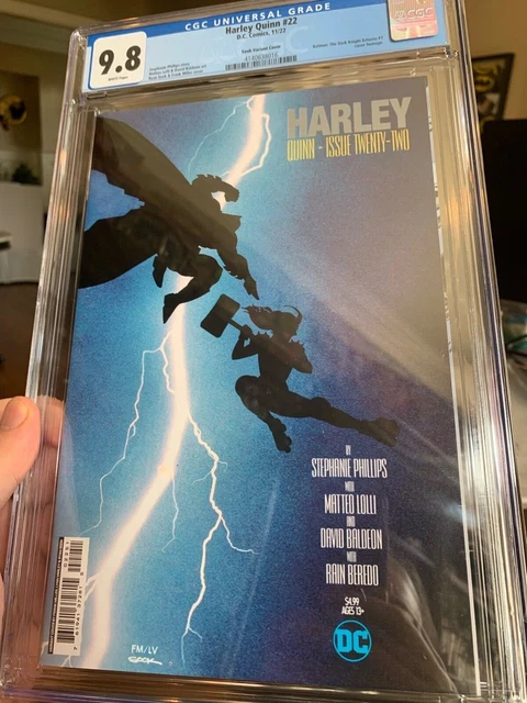 Harley Quinn 22 CGC 9.8 RYAN SOOK Dark Knight HOMAGE Variant Cover DC COMIC 2022