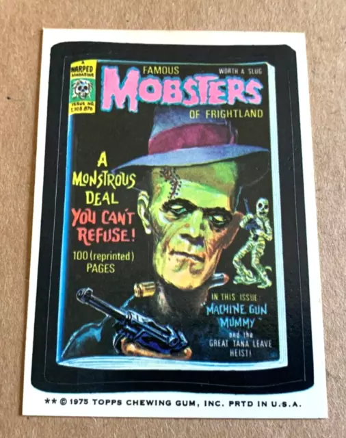 1975 Topps Wacky Packages 15th Series  Famous Mobsters