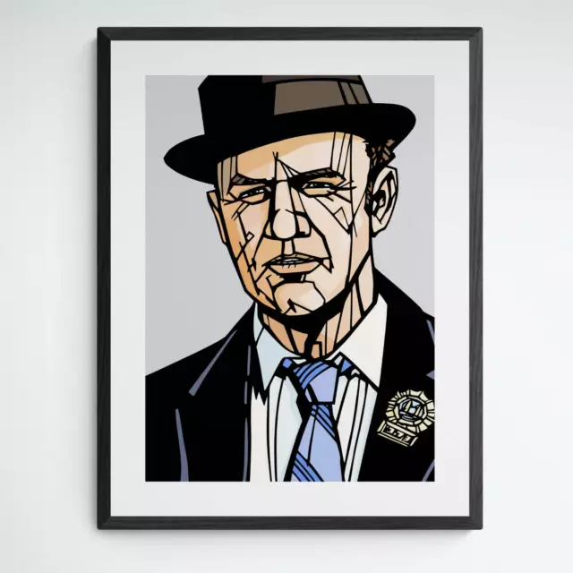 THE FRENCH CONNECTION print, Gene Hackman, Popeye Doyle, movie art, 70s movies
