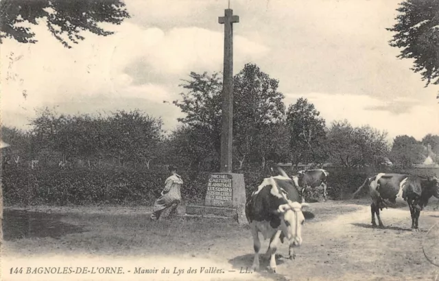 Cpa 61 Bagnoles De L'orne Manoir Du Lys Des Vallees