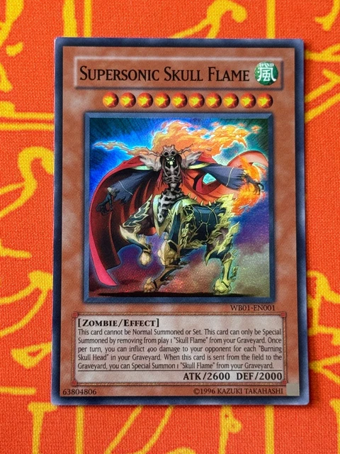 YUGIOH BURNING SKULL Head Super Rare Excellent Wb01-En003 12.99 - PicClick  UK