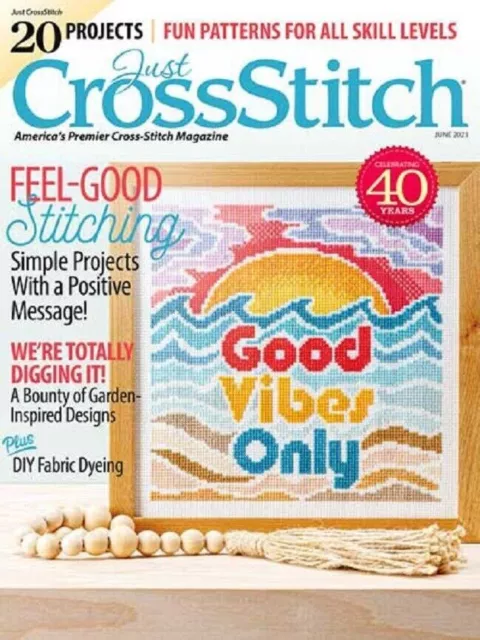 Just Cross Stitch Magazine June 2023 Feel-Good Stitching 2