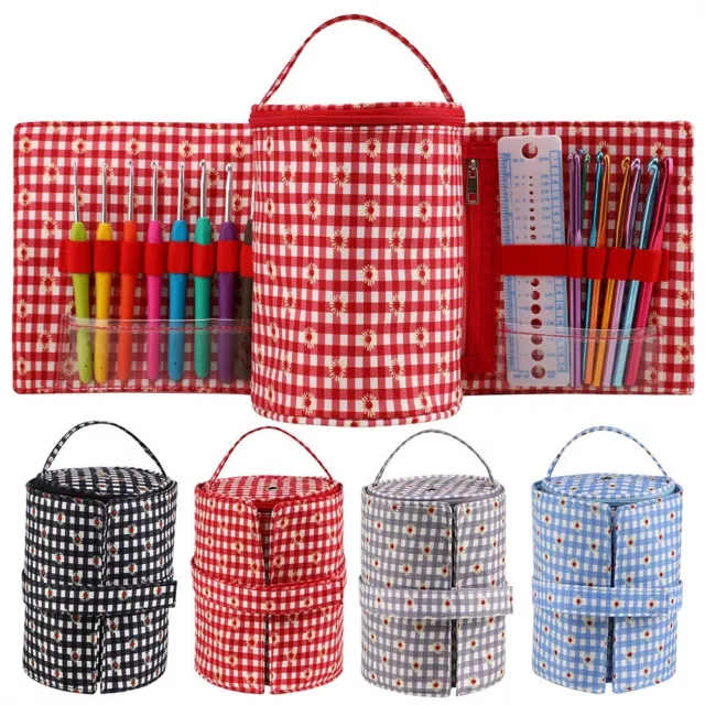 Knitting Needle Storage Bag with Ample Space Perfect for All Your Supplies