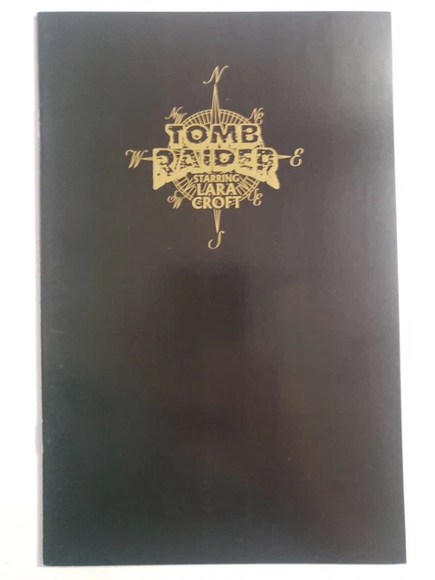 Tomb Raider Vol 1 #21 May 2002 The Trap Path Of The Tiger~Gold Foil~Black Cover