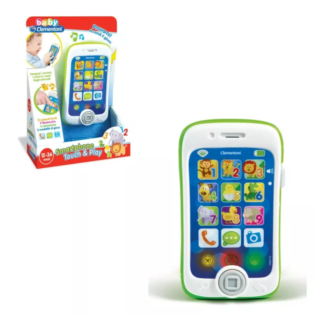 GIOCO PER BAMBINI infanzia giocattolo telefono cellulare smartphone  clementoni EUR 11,90 - PicClick IT