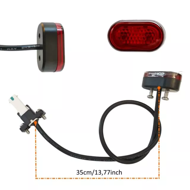 Feu Led Arrière et Support Connecteur Câble Feu Trottinette Xiaomi M365, PRO 3