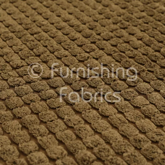 Dark Mocha Brown Super Soft Thick Brick Pattern Jumbo Corduroy Upholstery Fabric