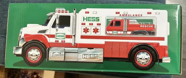2020 Hess Toy Truck AMBULANCE and RESCUE 1 ~ New In Box