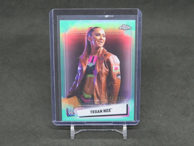 2021 Topps Chrome Wwe Tegan Fox Aqua Refractor /150 Cg