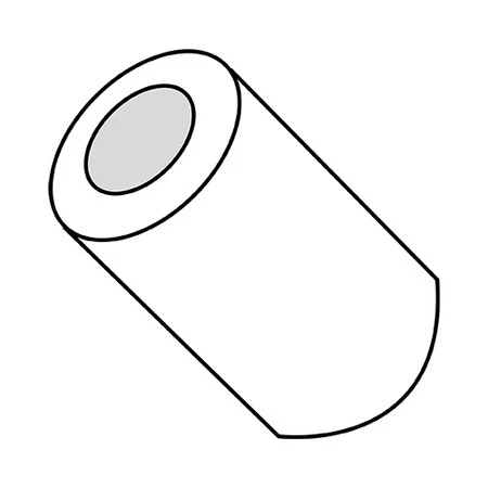 Zoro Select 500508Rsn 8X5/16 #1/2 Round Spacer Nylon