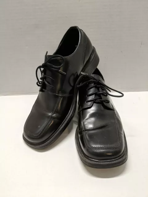 KENNETH COLE REACTION Oxford Shoes Mens 11 Black Leather Square Toe ...