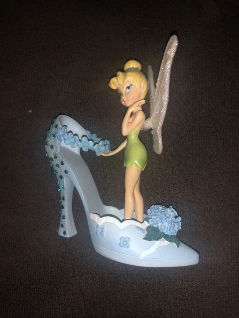 Disney Hamilton SWEET HYDRANGEA Tink's Garden of Style Shoe Tinkerbell Figurine