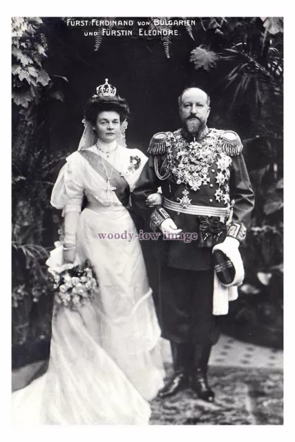 rs1770 -Prince Ferdinand of Bulgaria/Princess Elenore of Hesse marry - print 6x4