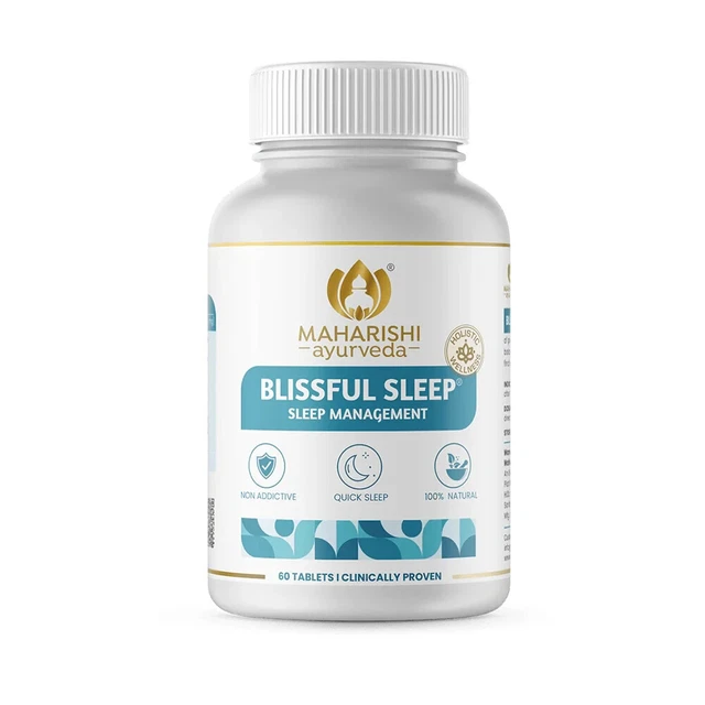 60 tabletas Maharishi Blissful Sleep para el inicio del sueño insomnio