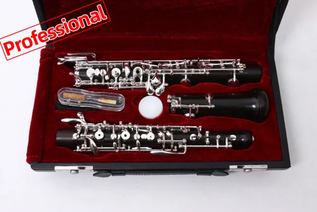 Yinfente Professional Oboe C key Nice Sound Ebony Body left F Key Resonance F
