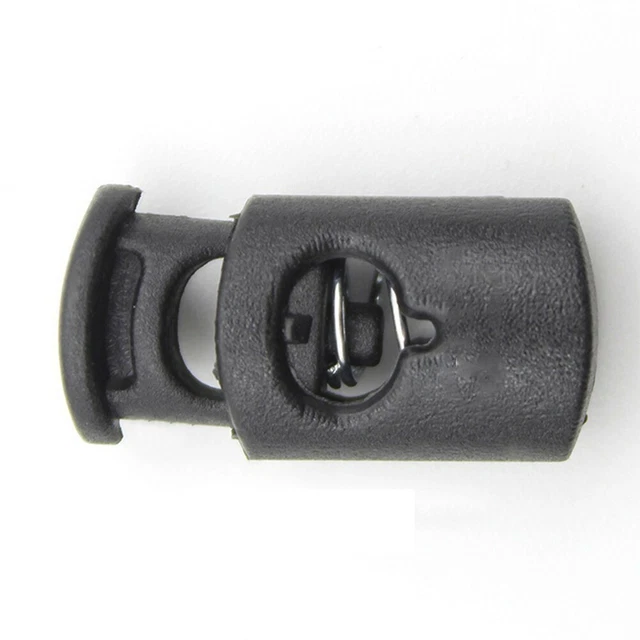 Sac Vêtements Régulation Boucle Bouton Noir Ord Serrures Plastique Corde Verrou