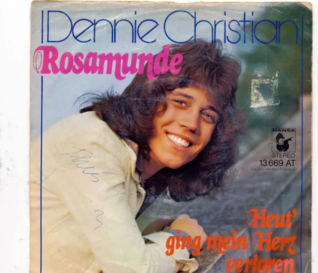 Rosamunde - Dennie Christian - Single 7" Vinyl 18/19