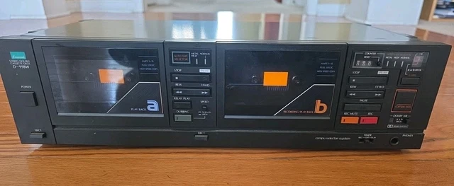 Platine Double Cassette Sansui D-99D Avec Timer Et Compu Selector, à Réparer