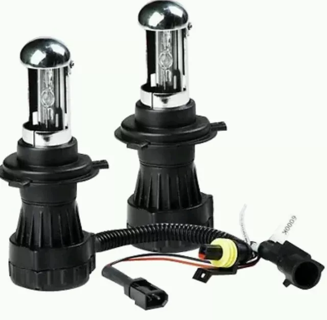 Coppia Lampade Per Fari Auto H4-3 Bixenon Kit 12V 35W 6000K Bi-Xeno