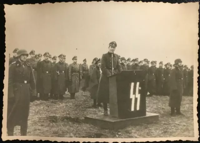 GERMAN PHOTO ww2 ARCHIVE : Meeting WAFFEN