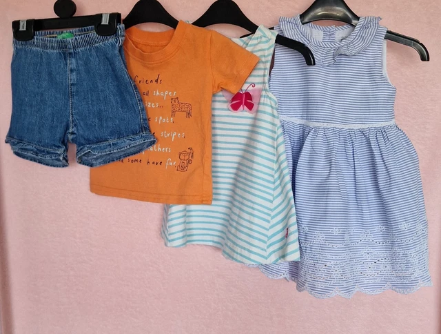 Pacchetto vestiti per bambine età 3-6 Mths. Usato. Buone condizioni. Marche miste. 11