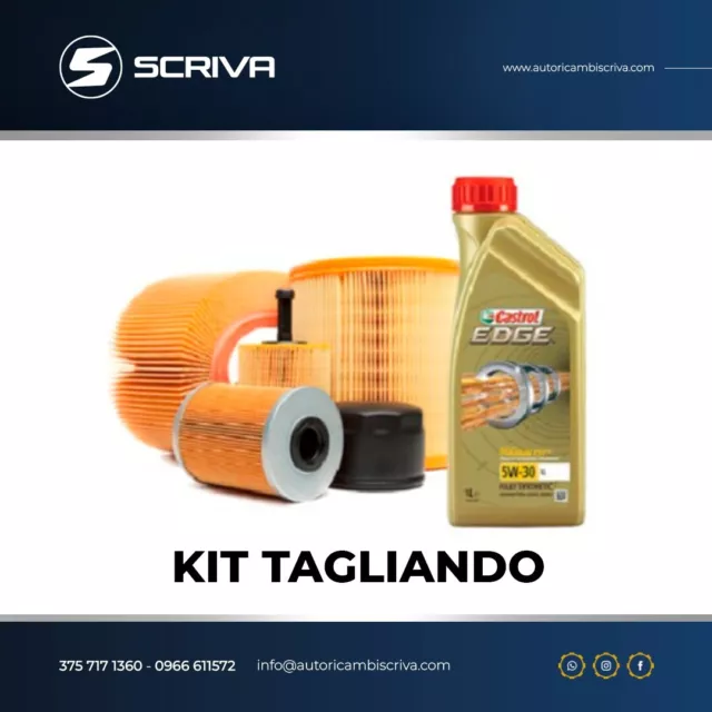 KIT TAGLIANDO 7 lt OLIO + 4 FILTRI RANGE ROVER EVOQUE 2.2 TD4 4X4 dal 2011