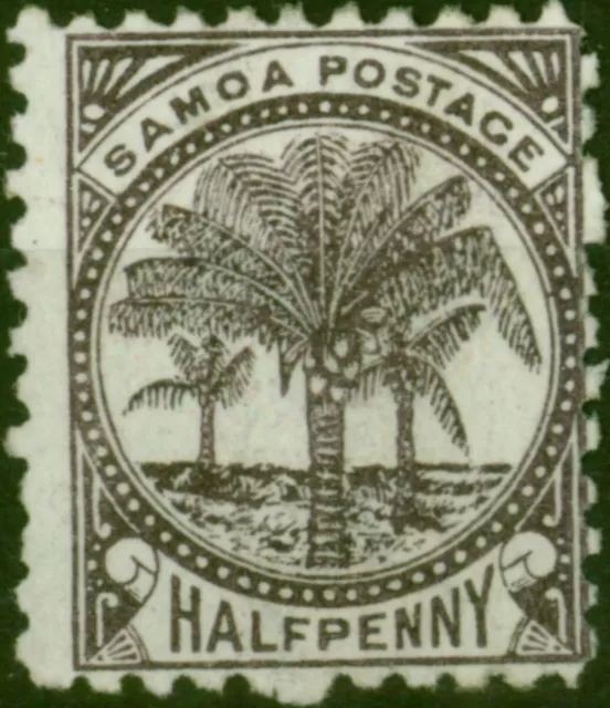 Samoa 1895 1/2d Purple-Brown SG57 Fine MM (2)