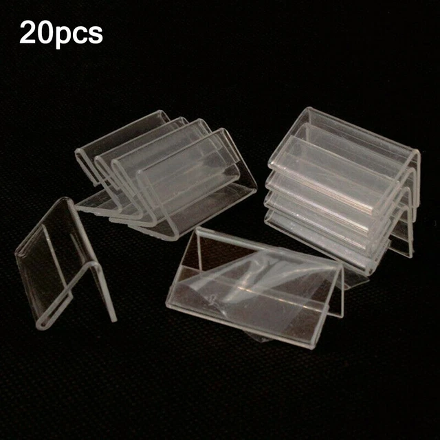 20 X Segno Acrilico Display Stand, Prezzo Di Biglietto da Visita Etichetta Stand