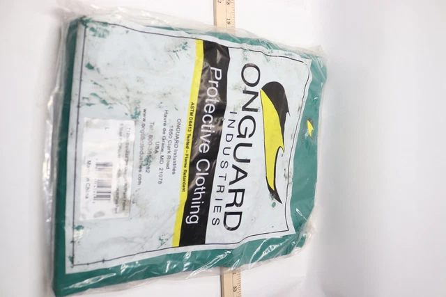 Onguard Sanitex Protective Clothing Bib Overall Plain Front Green Large 71250