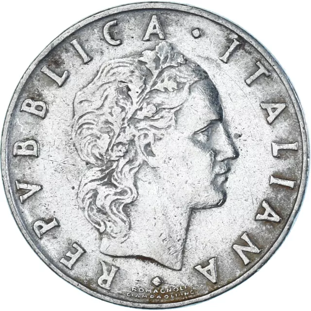 [#1340426] Coin, Italy, 50 Lire, 1954