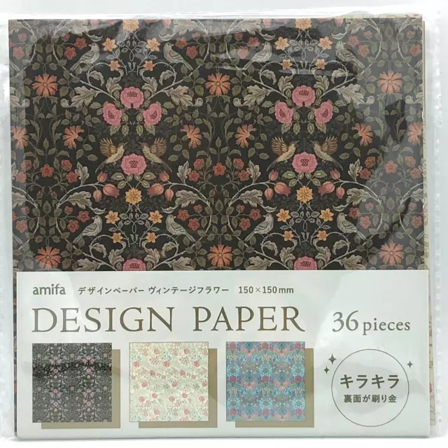 Double Sided Design Origami Paper, Craft Paper 36 sheets (A)