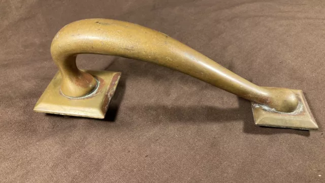 Vintage Solid Brass / Bronze Sargent Entry Door Handle Pull Mortise