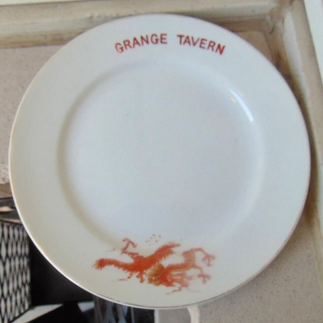 Vintage Tavern, Restaurant Nightclub Ware 9" Dinner Plate Hamilton Ontario