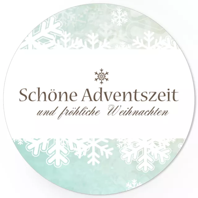 48 Weihnachtsaufkleber Geschenk Aufkleber Etiketten Weihnachten Xmas Blau 9