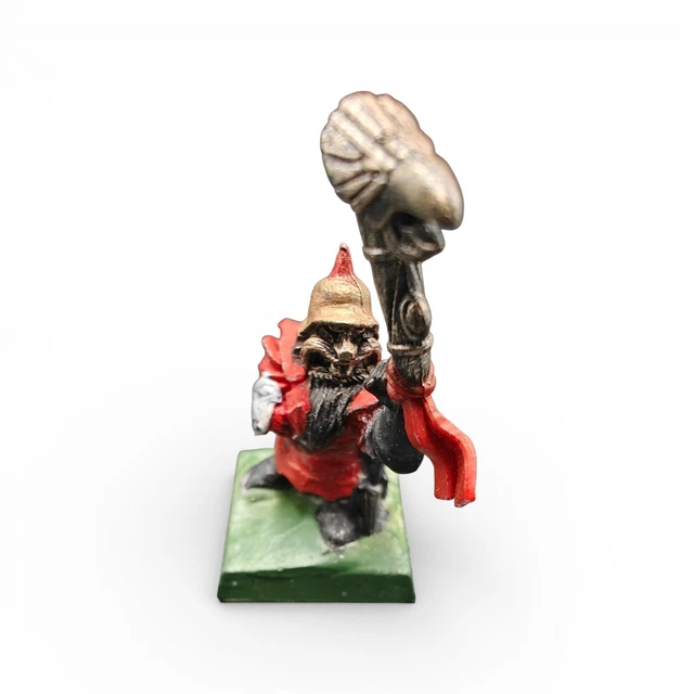 Warhammer Dwarfs Metal Chaos Dwarf Musician / Drummer 1992