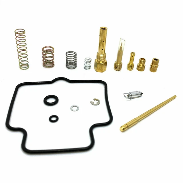 Komisar Motorsports Carb Rebuild Kit De Reparación De Carburador Para Yamaha Raptor YFM660R (2001-2005) - Incluye Juntas, Tornillos Y Más Xdj 700