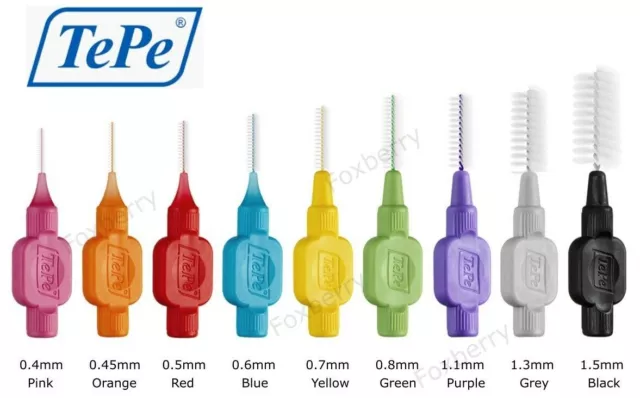 Tepe Interdental Brush Original Pack of 8 Brushes